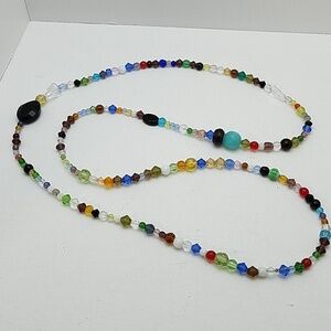 36" Handmade Beaded Necklace